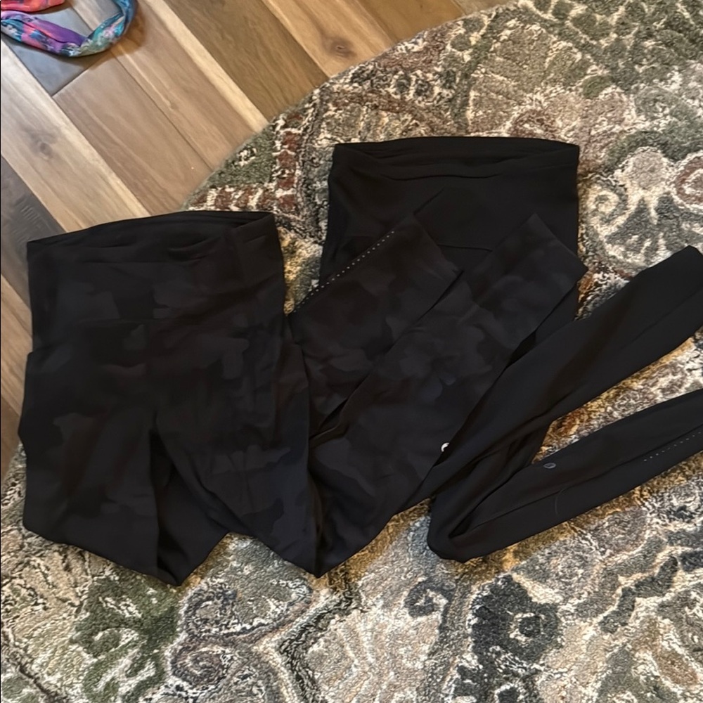 BUNDLE of TWO PAIRS Lululemon Fast and Free Leggings